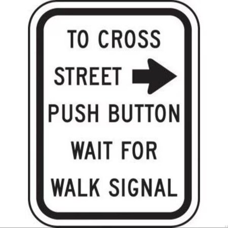 Accuform BICYCLE  PEDESTRIAN SIGN TO FRR466DP FRR466DP